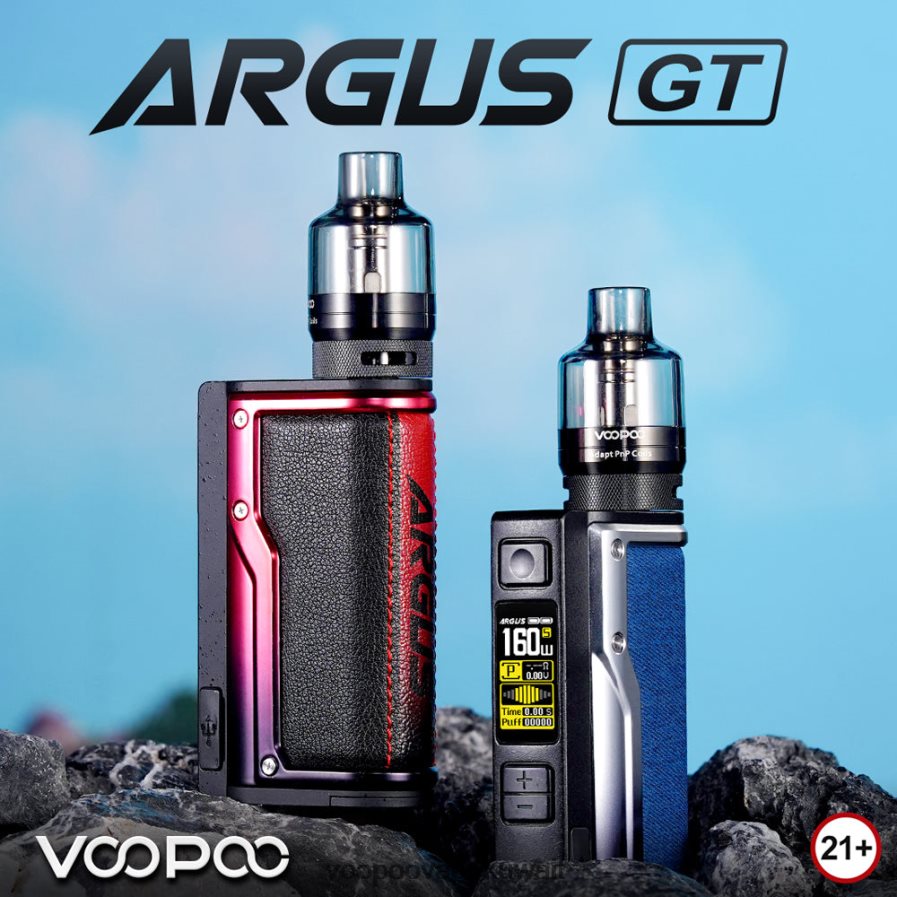 VOOPOO ARGUS GT طقم تعديل الصندوق الأسود والأزرق H48BLT13VOOPOO Vape Kuwait