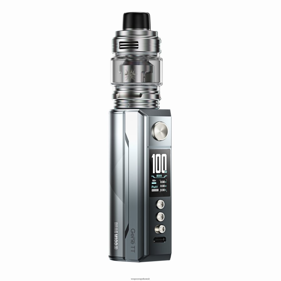 VOOPOO DRAG M100S جهاز وزارة الدفاع الفضة والأسود H48BLT158VOOPOO Kuwait City