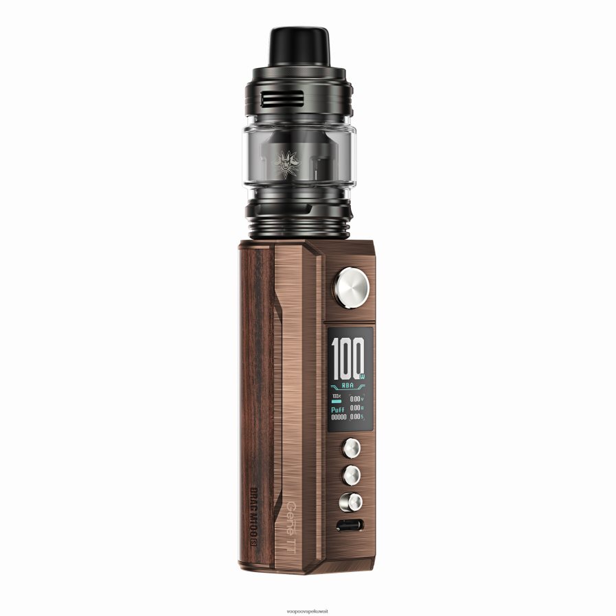 VOOPOO DRAG M100S جهاز وزارة الدفاع العتيقة النحاس وبادوك H48BLT275VOOPOO Argus