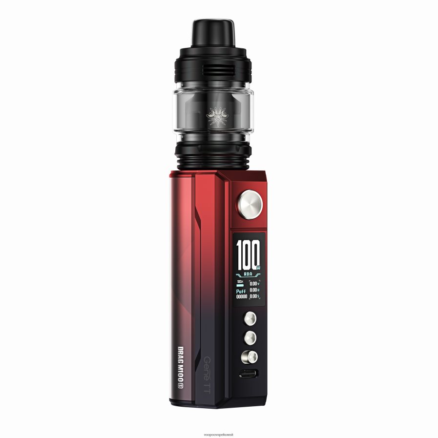 VOOPOO DRAG M100S جهاز وزارة الدفاع الأحمر والأسود H48BLT276VOOPOO Kuwait