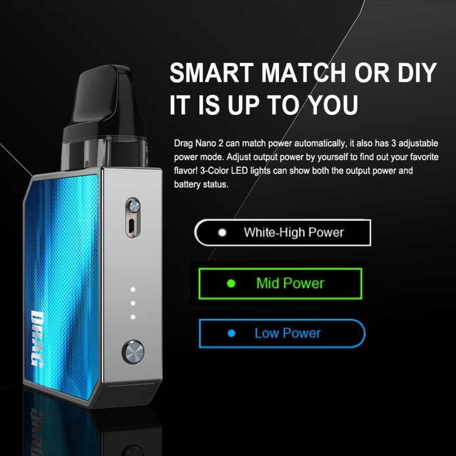 VOOPOO DRAG NANO 2 طقم جراب الشاي الأخضر H48BLT152سعر VOOPOO Drag S