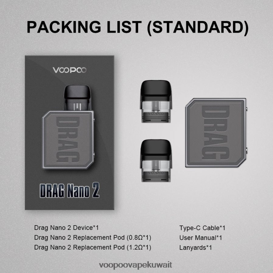 VOOPOO DRAG NANO 2 طقم جراب الشاي الأخضر H48BLT152سعر VOOPOO Drag S
