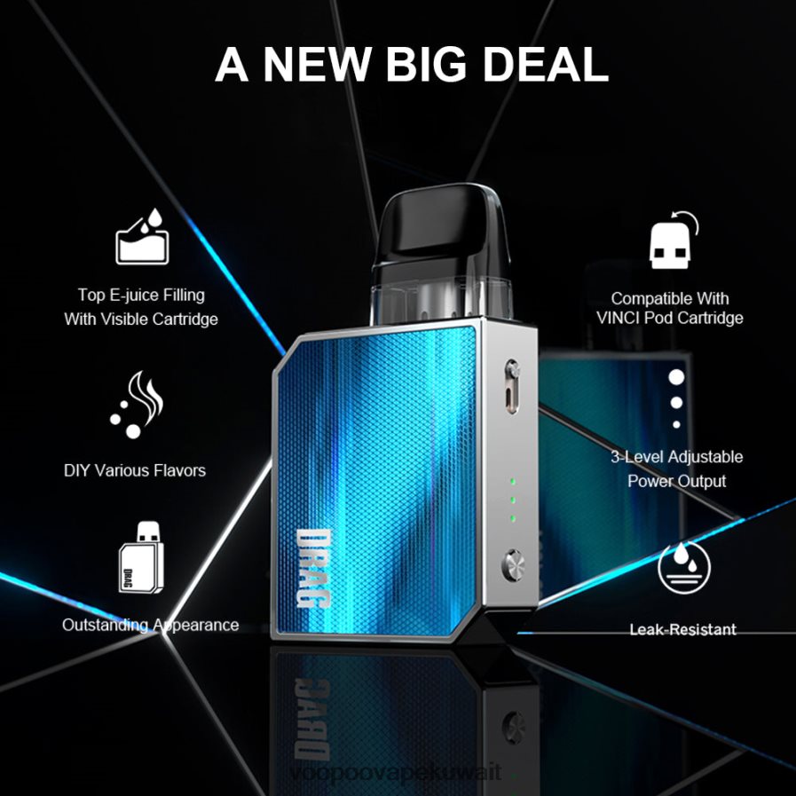 VOOPOO DRAG NANO 2 طقم جراب الشاي الأخضر H48BLT152سعر VOOPOO Drag S