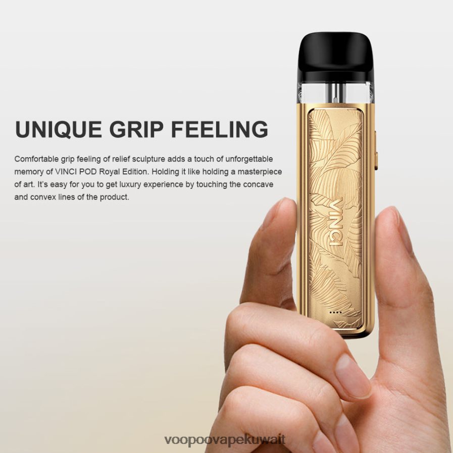 VOOPOO VINCI POD الطبعة الملكية أوراق الذهب H48BLT343VOOPOO Vape Kuwait